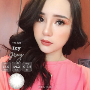 Kính áp tròng xám bông tuyết Tinteye Lens giãn tròng TN-121