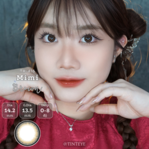 Kính áp tròng nâu đen tự nhiên Tinteye Lens TA-416