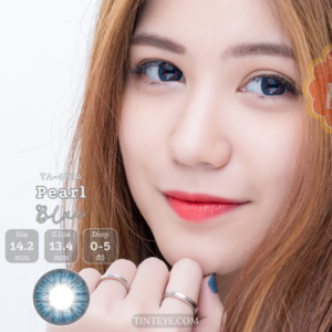 Kính áp tròng xanh nhẹ nhàng Tinteye Lens giãn nhẹ TA-472a