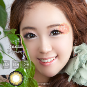 Kính áp tròng nâu mặt trời Tinteye Lens giãn tròng TF-555