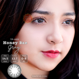 Kính áp tròng Xám hoa cao cấp Tinteye Lens giãn nhẹ TP-859